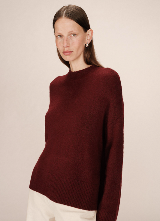 Grace & Mila Salty sweater in bordeaux
