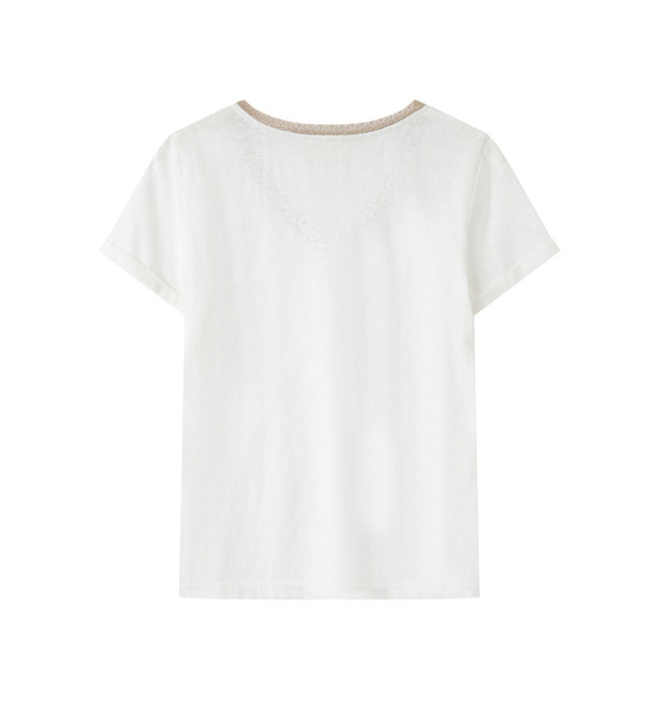 Grace & Mila Space tee in ivory