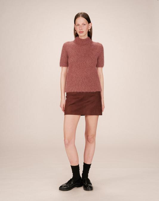 Grace & Mila Saule sweater in terracotta