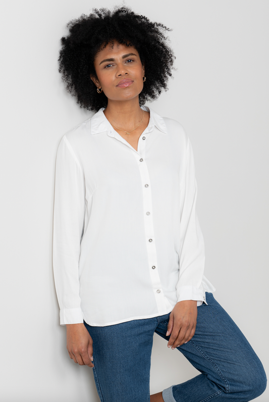 Lily & Me Elm shirt in white