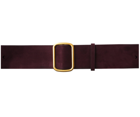 Grace & Mila Nelsie belt in prune maroon