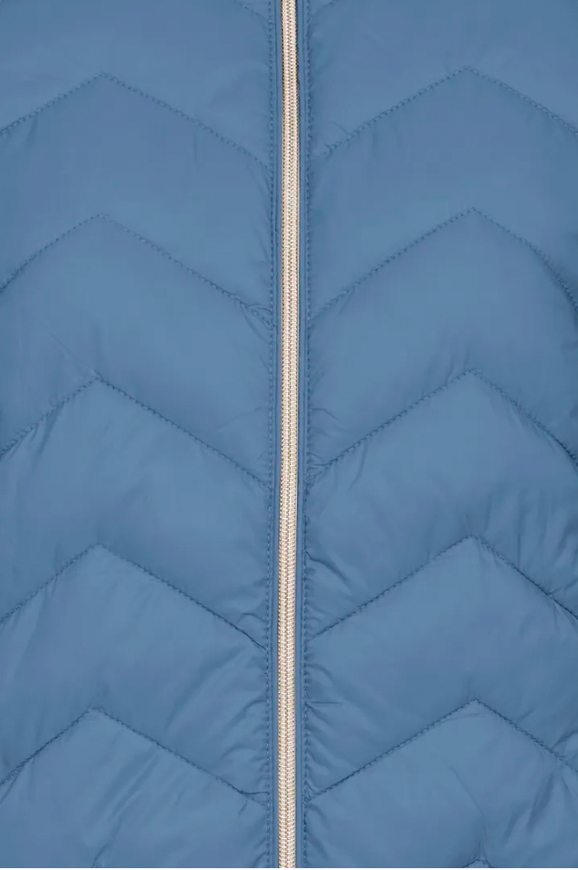 Fransa Padma jacket in Bering Sea blue