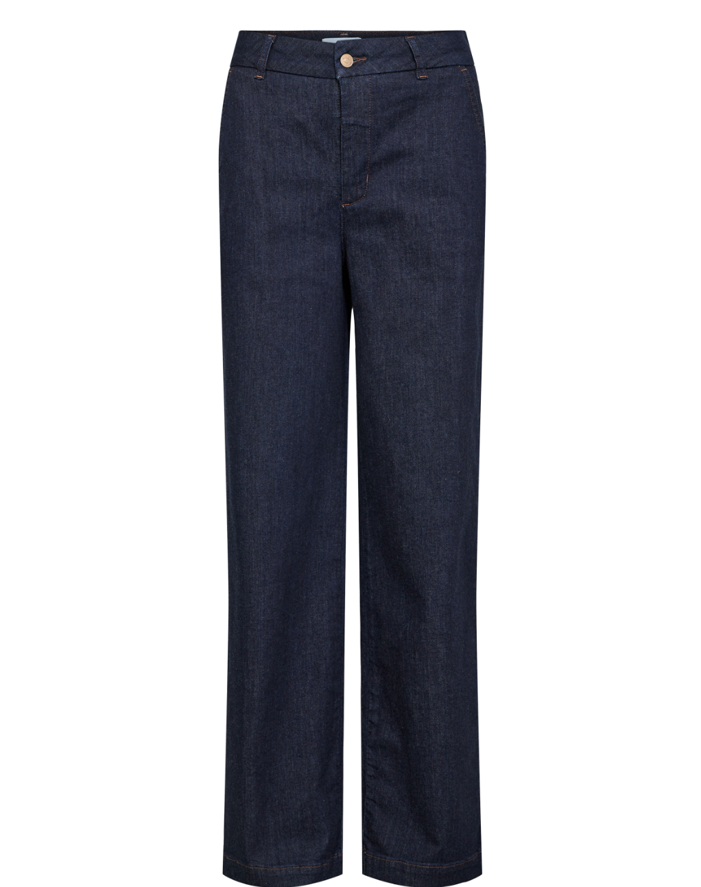 Numph Nuamber dark blue jeans in shorter length