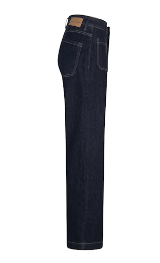 Red Button Colette patch pocket jeans in forever blue