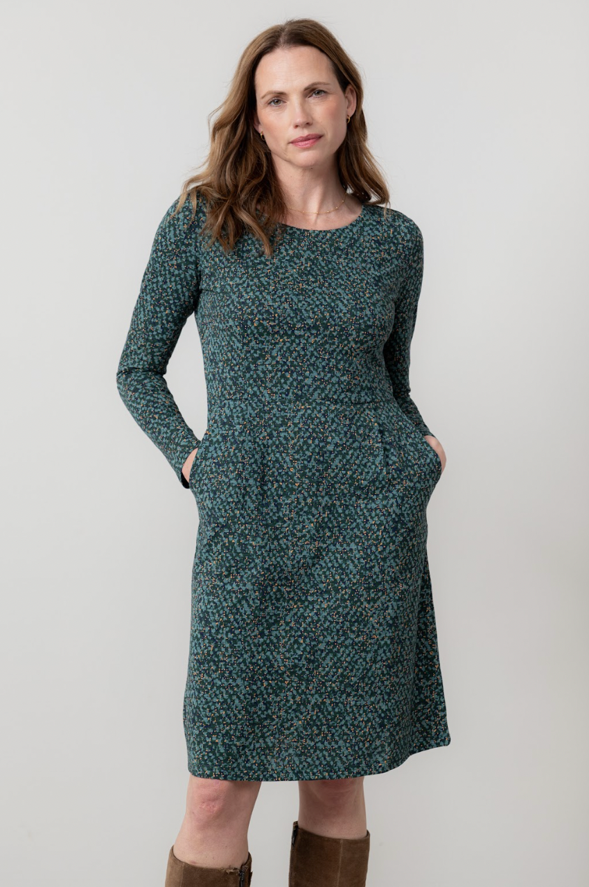 Lily & Me Halmore Alicia dress in green