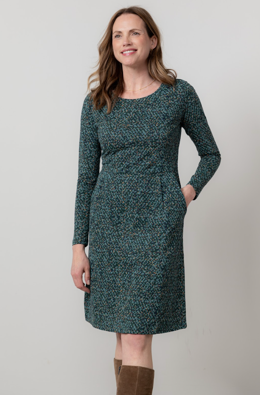 Lily & Me Halmore Alicia dress in green