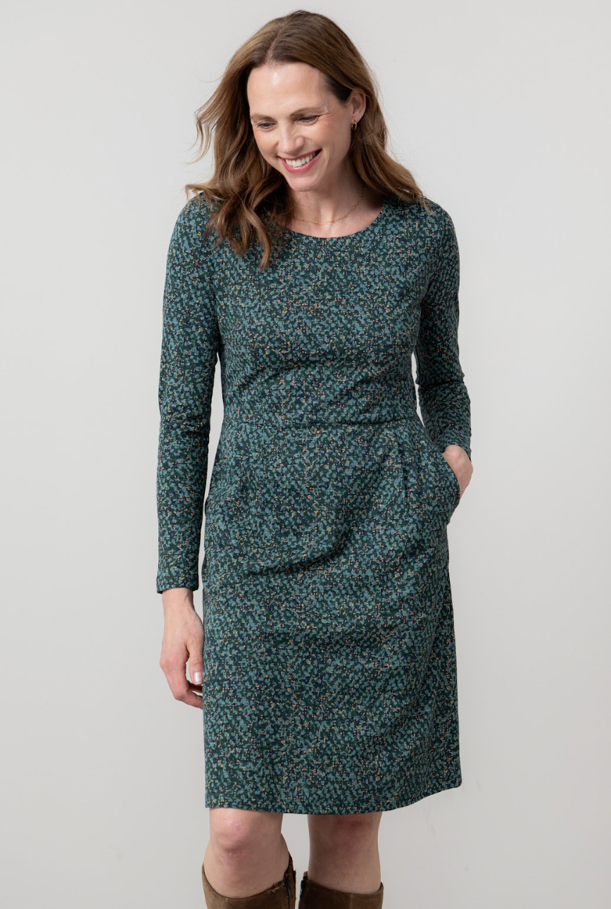 Lily & Me Halmore Alicia dress in green