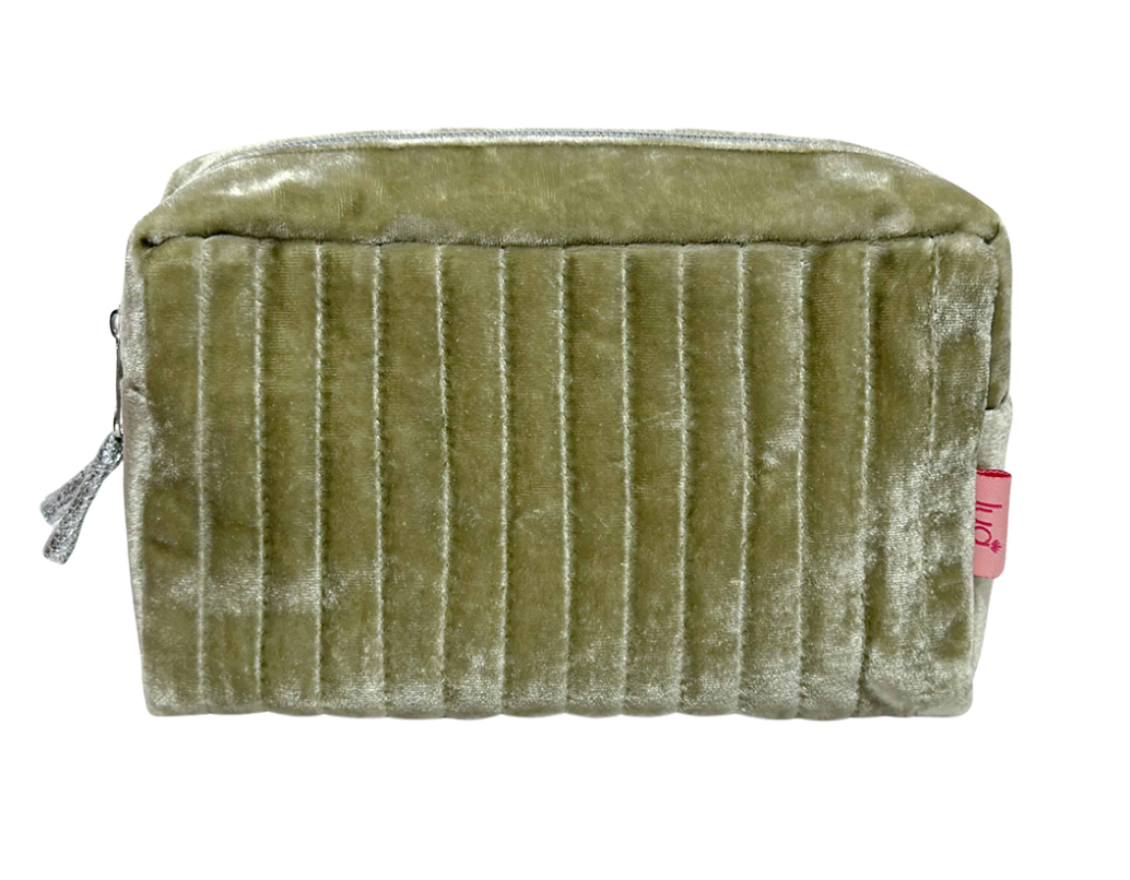 Lua velvet cosmetic make up bag