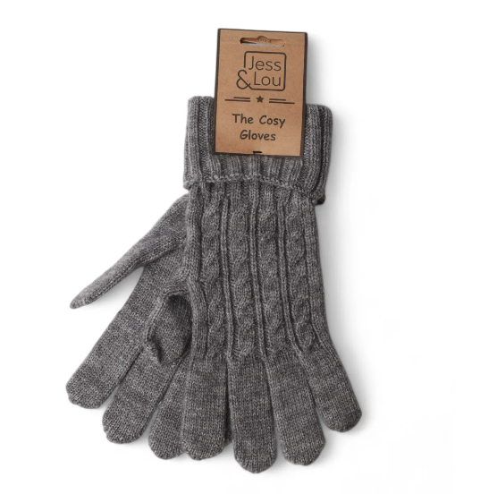 Jess & Lou Cosy Cable knit gloves