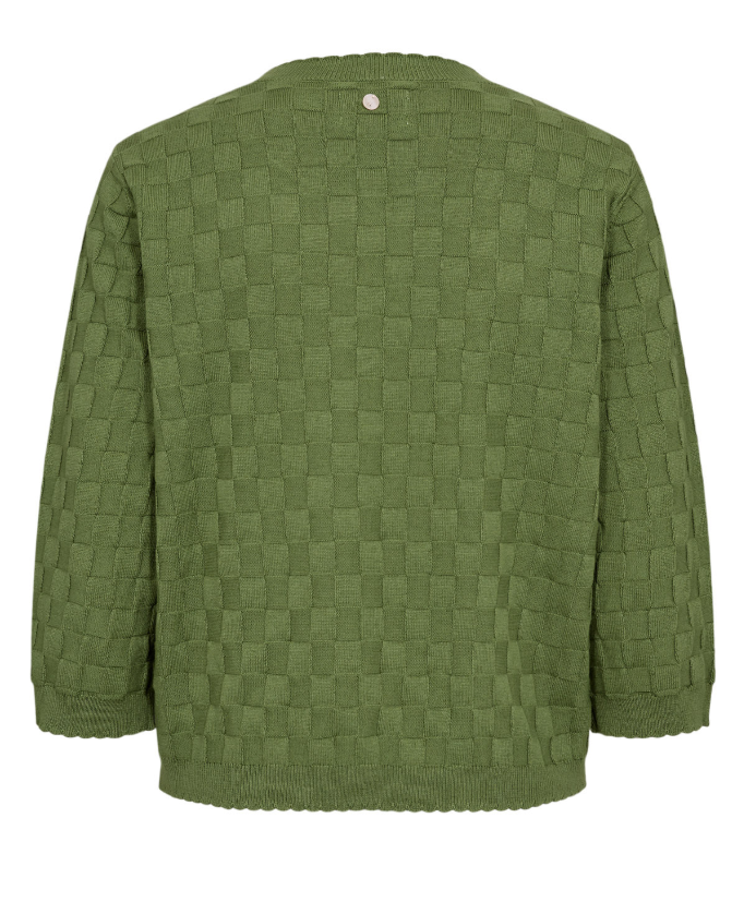 Numph Nutika sweater in forest green