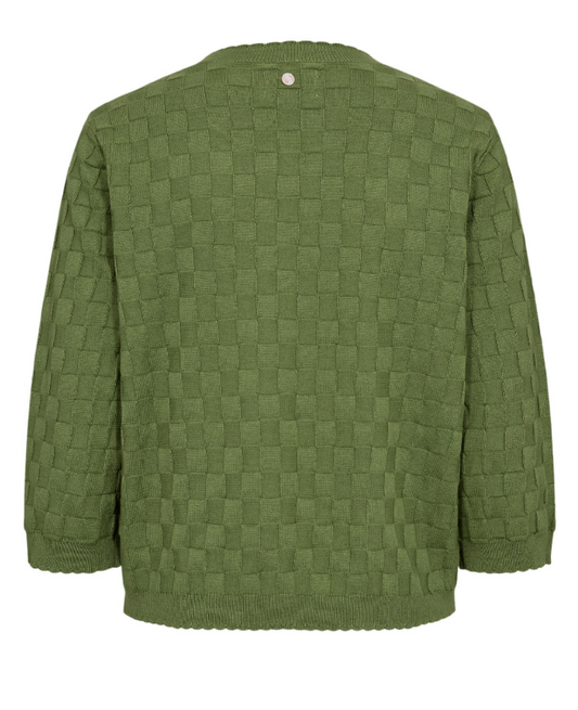 Numph Nutika sweater in forest green