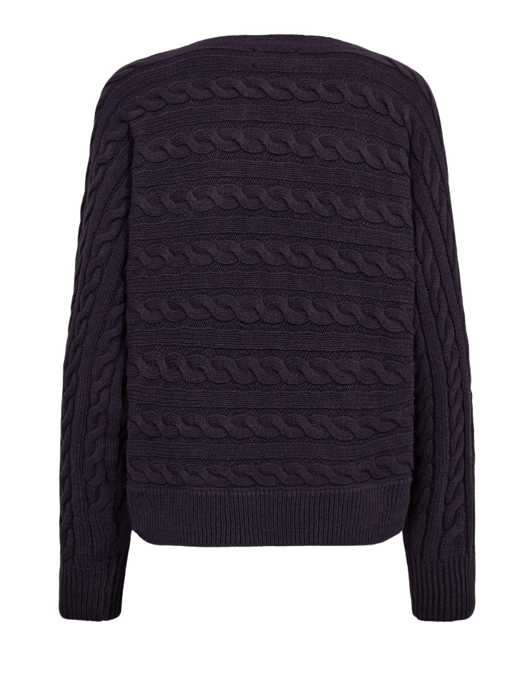 Numph Nudakaris sweater in salute blue