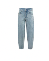 Yaya jeans with loose fit in mid blue