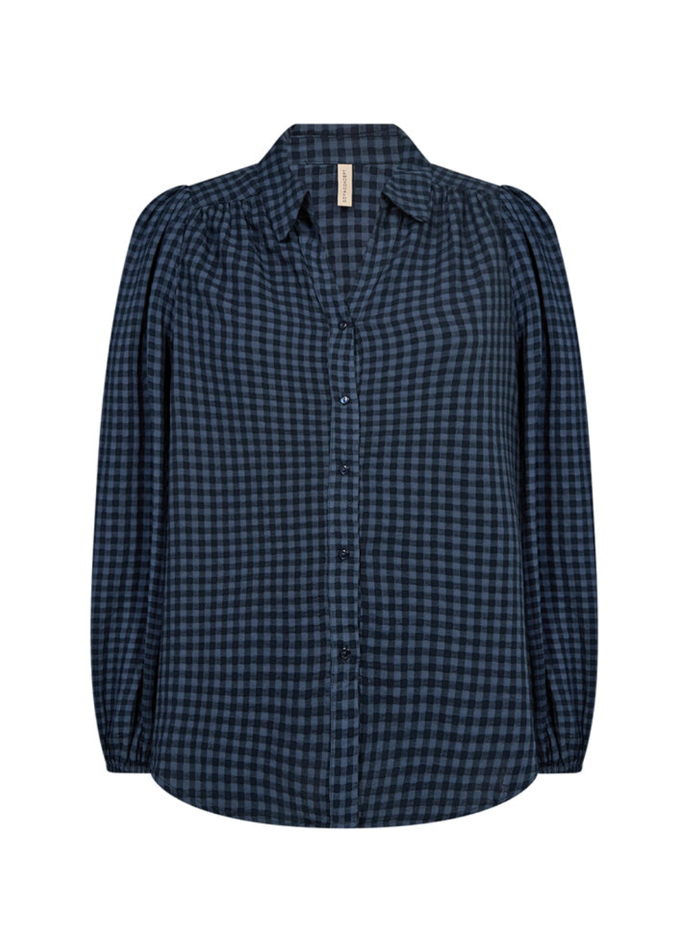 Soya Concept Heina blue checked blouse