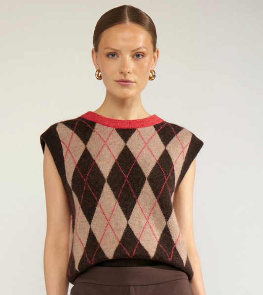 Numph Nutikla Vest in goji berry