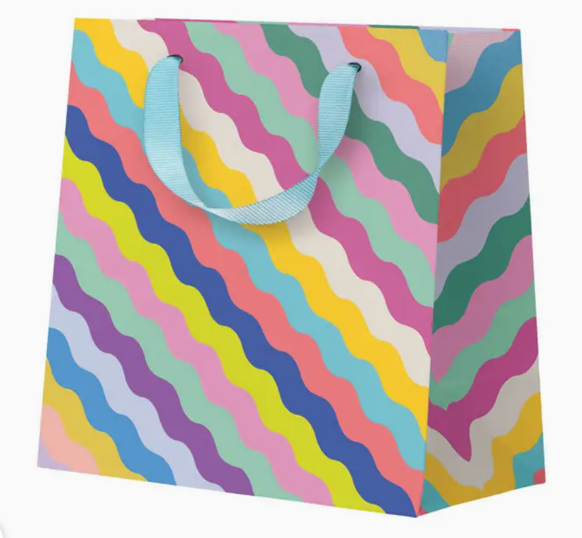 Wavy pattern gift bag - small