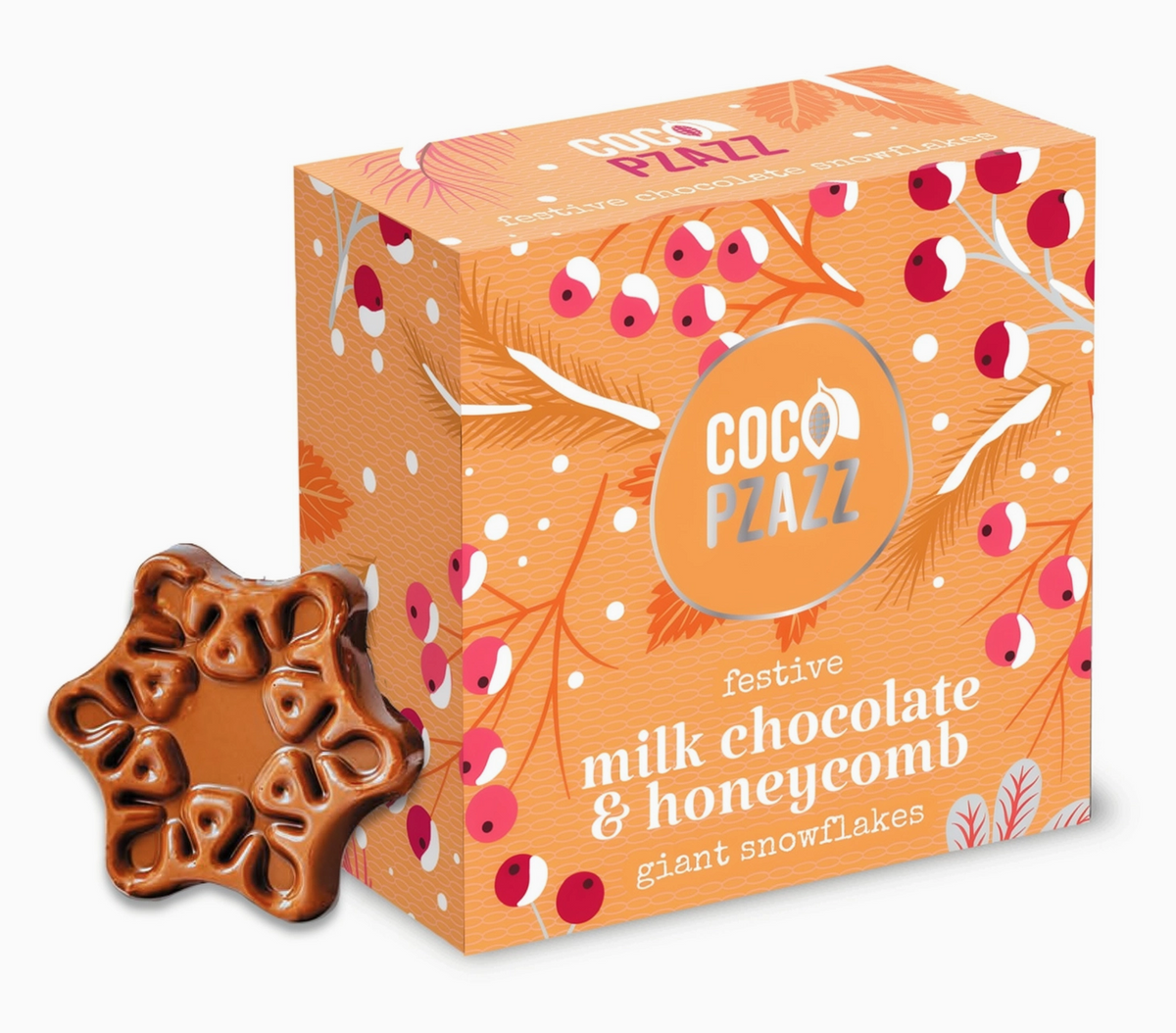 Coco Pzazz Christmas chocolate snowflakes gift box