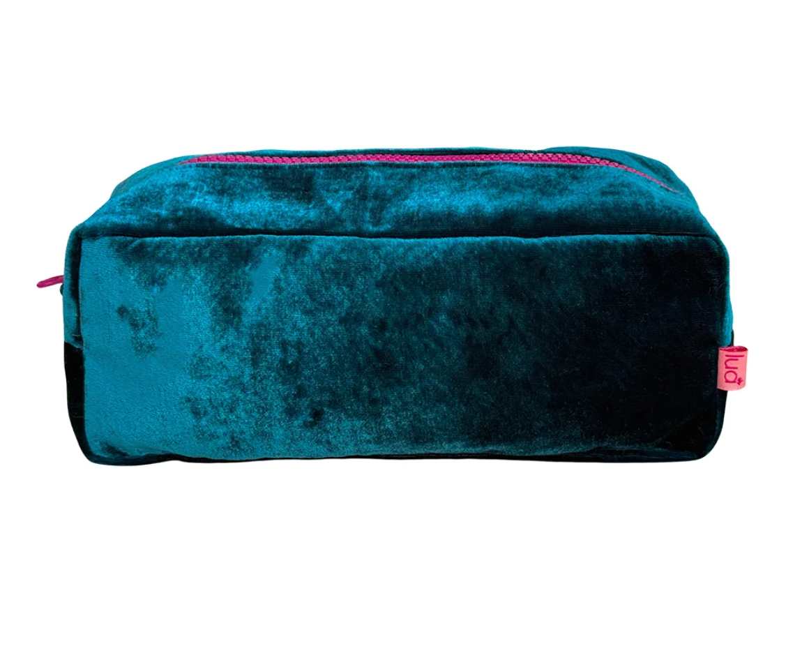 Lua velvet long cosmetic purse