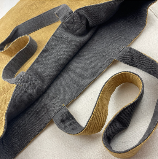 Aura Que Ukso Reversible cotton tote bag