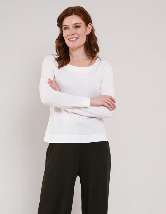 Nomads GOTS long sleeved Ivory top