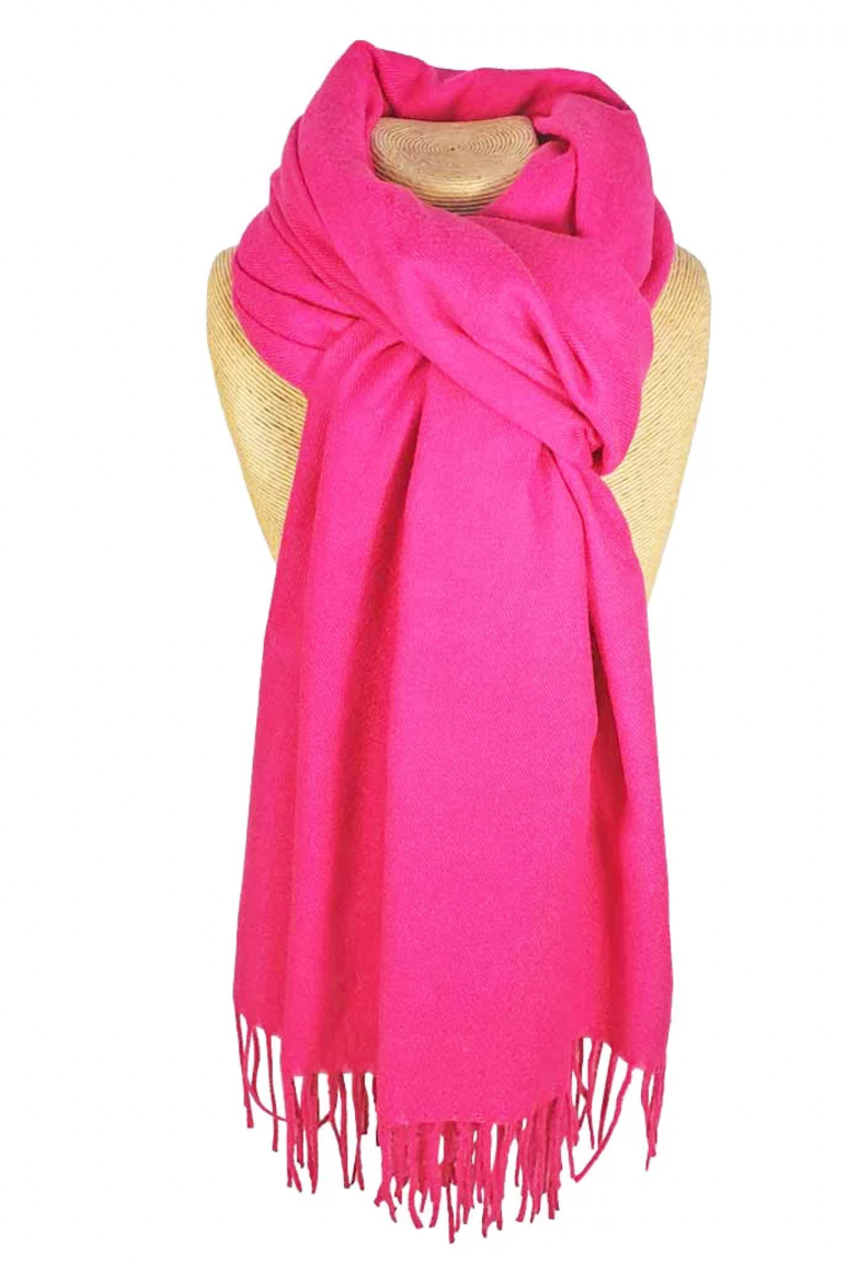 Lua thick plain scarf - various colours