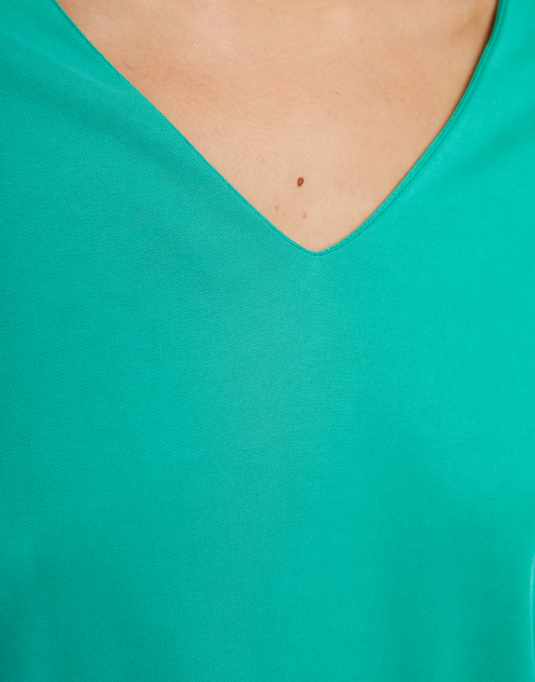 Paz Torras green v neck top