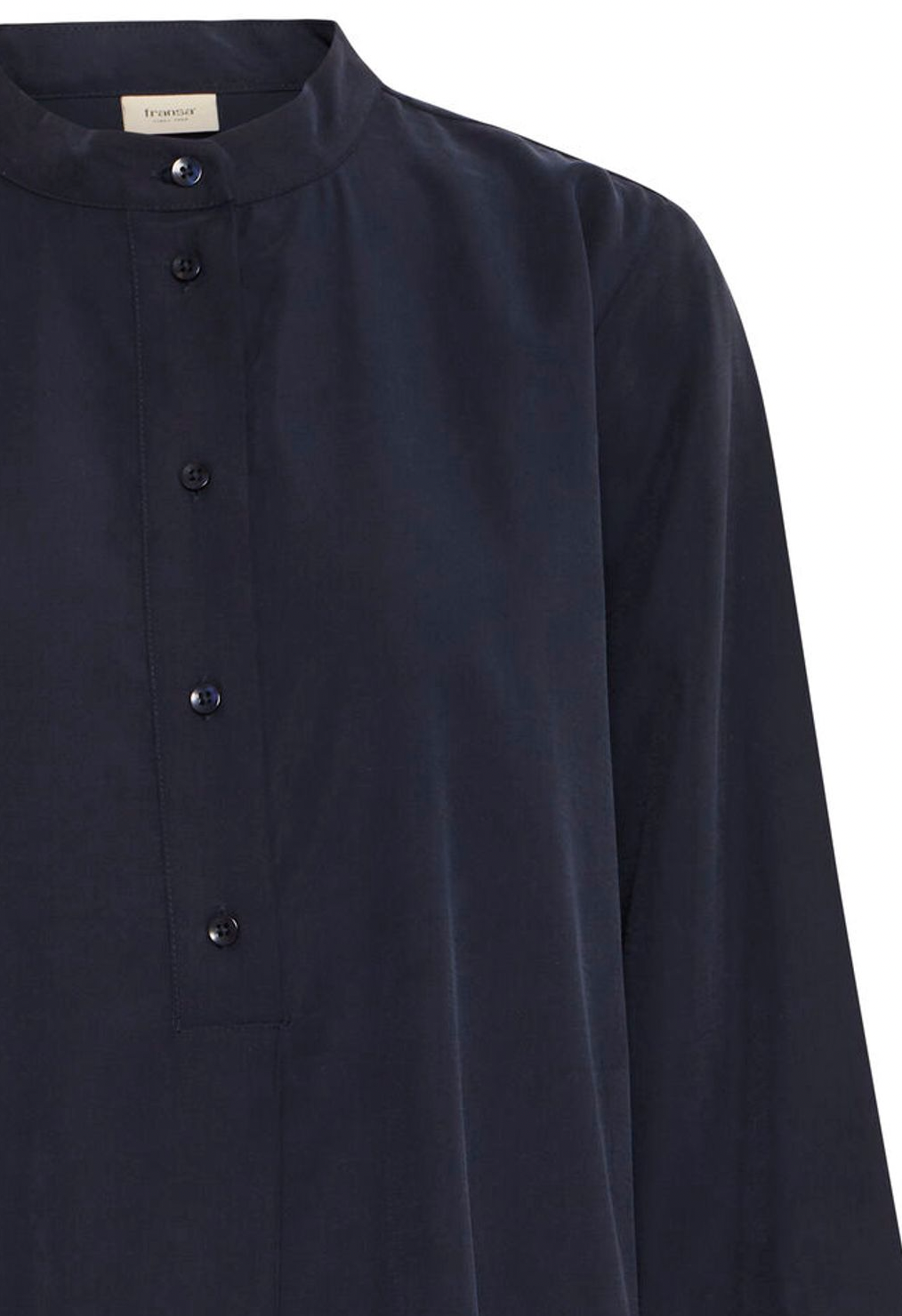 Fransa Somie navy dress with three quarter sleeve
