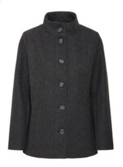 Fransa Villa jacket in charcoal