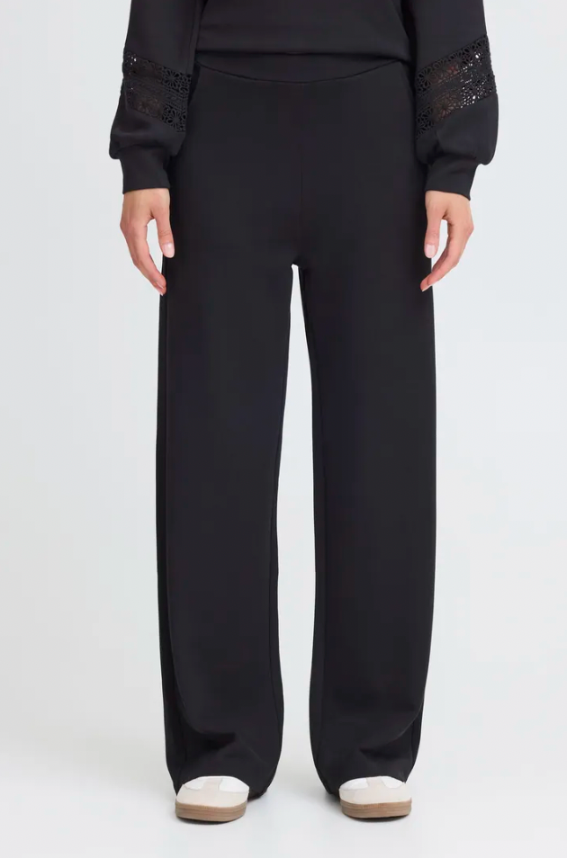 Fransa Aurora black pants in longer leg