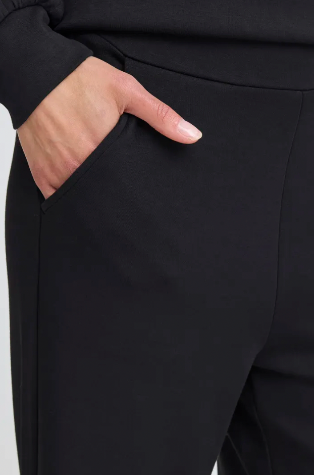Fransa Aurora black pants in longer leg