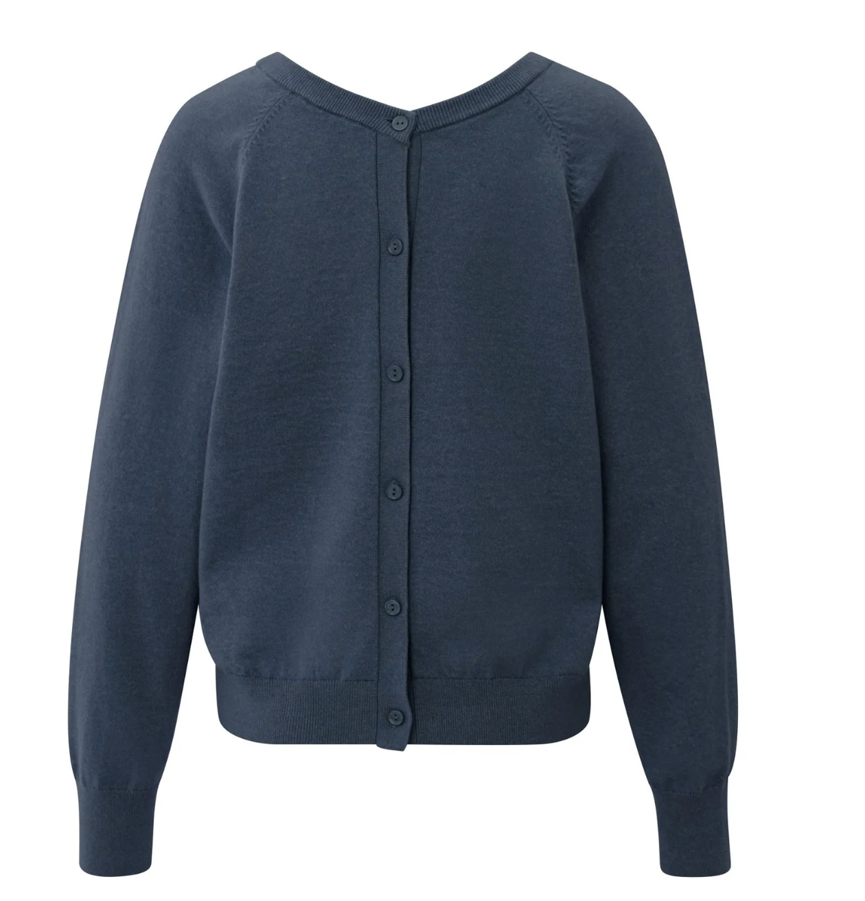 Yaya china blue melange v neck sweater
