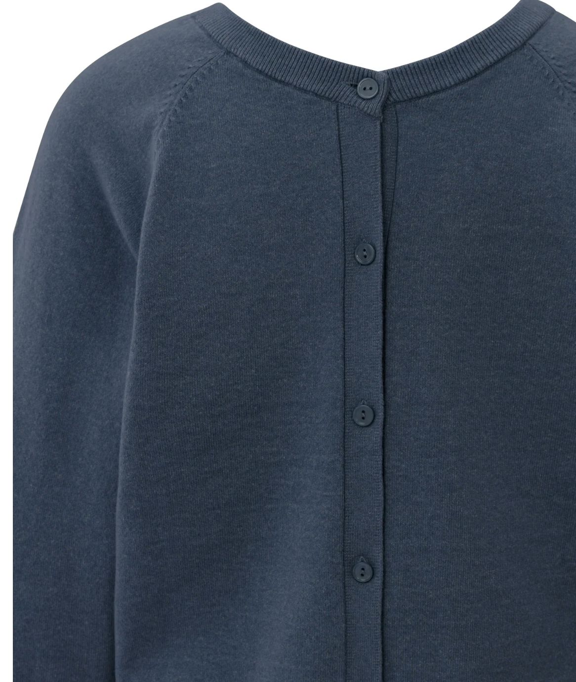 Yaya china blue melange v neck sweater