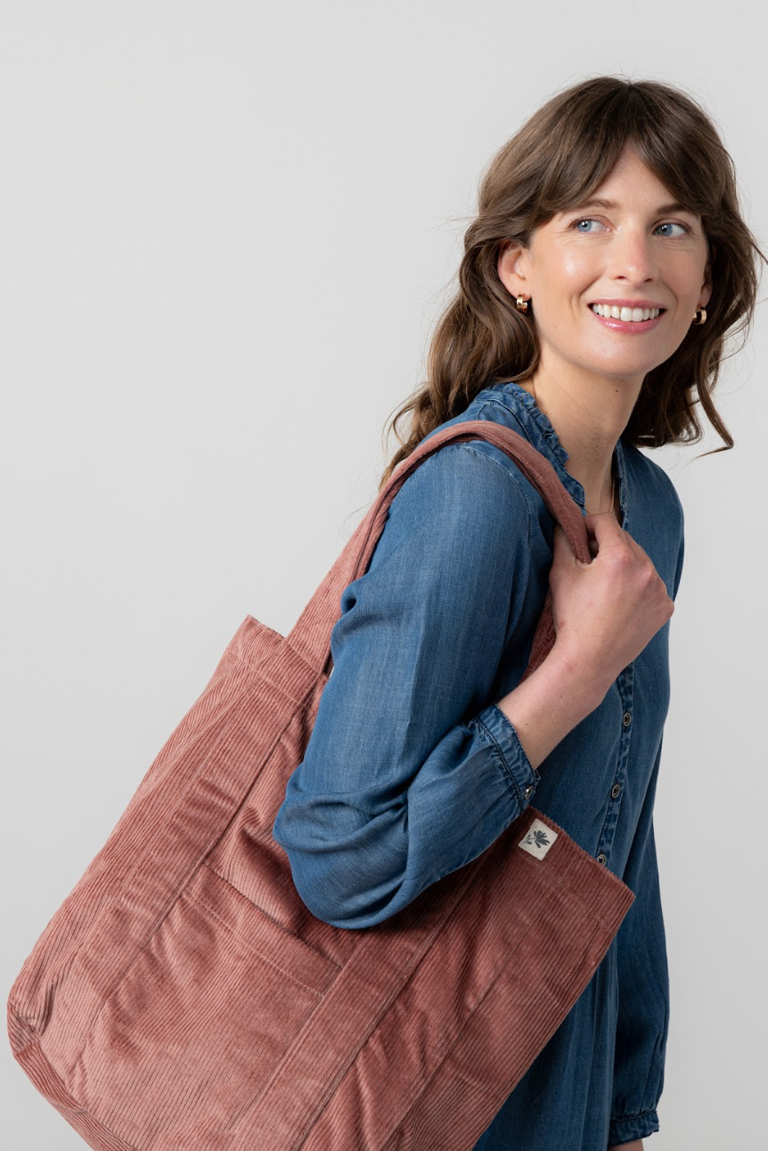 Lily & Me cord shopper bag