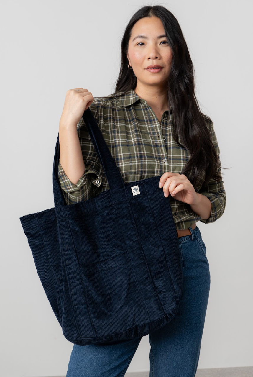 Lily & Me cord shopper bag