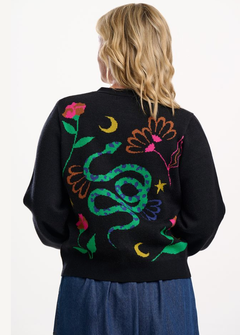 Sugarhill Brighton Adrian snake cardigan
