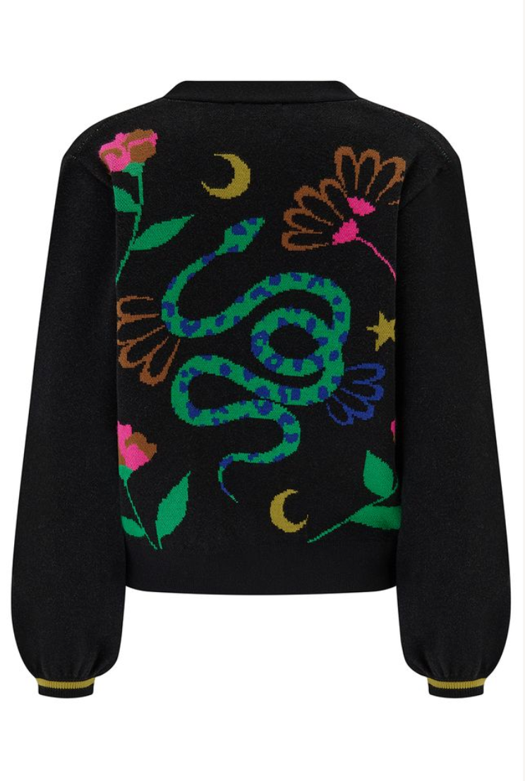 Sugarhill Brighton Adrian snake cardigan