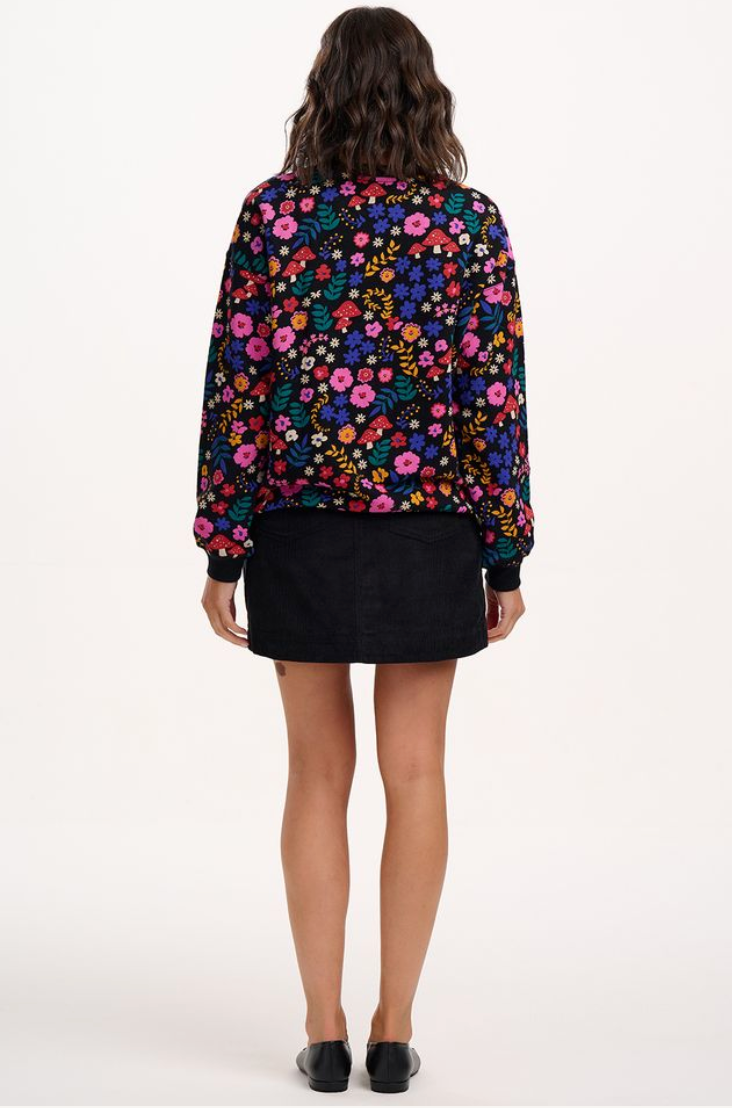 Sugarhill Brighton Noah sweatshirt in toadstool floral