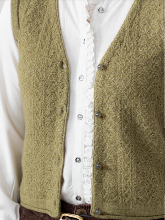 Lily & Me Marly tank top in moss green