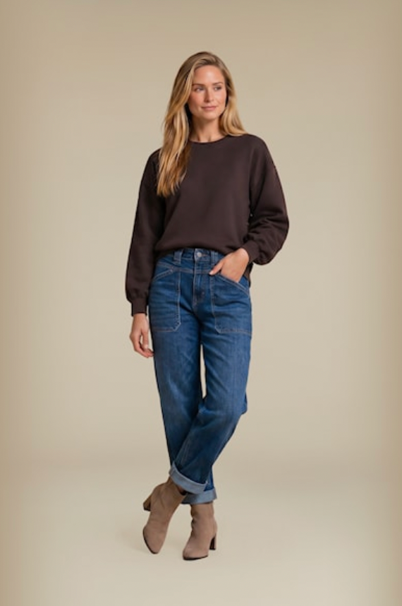 Red Button Casey jeans in dark stone