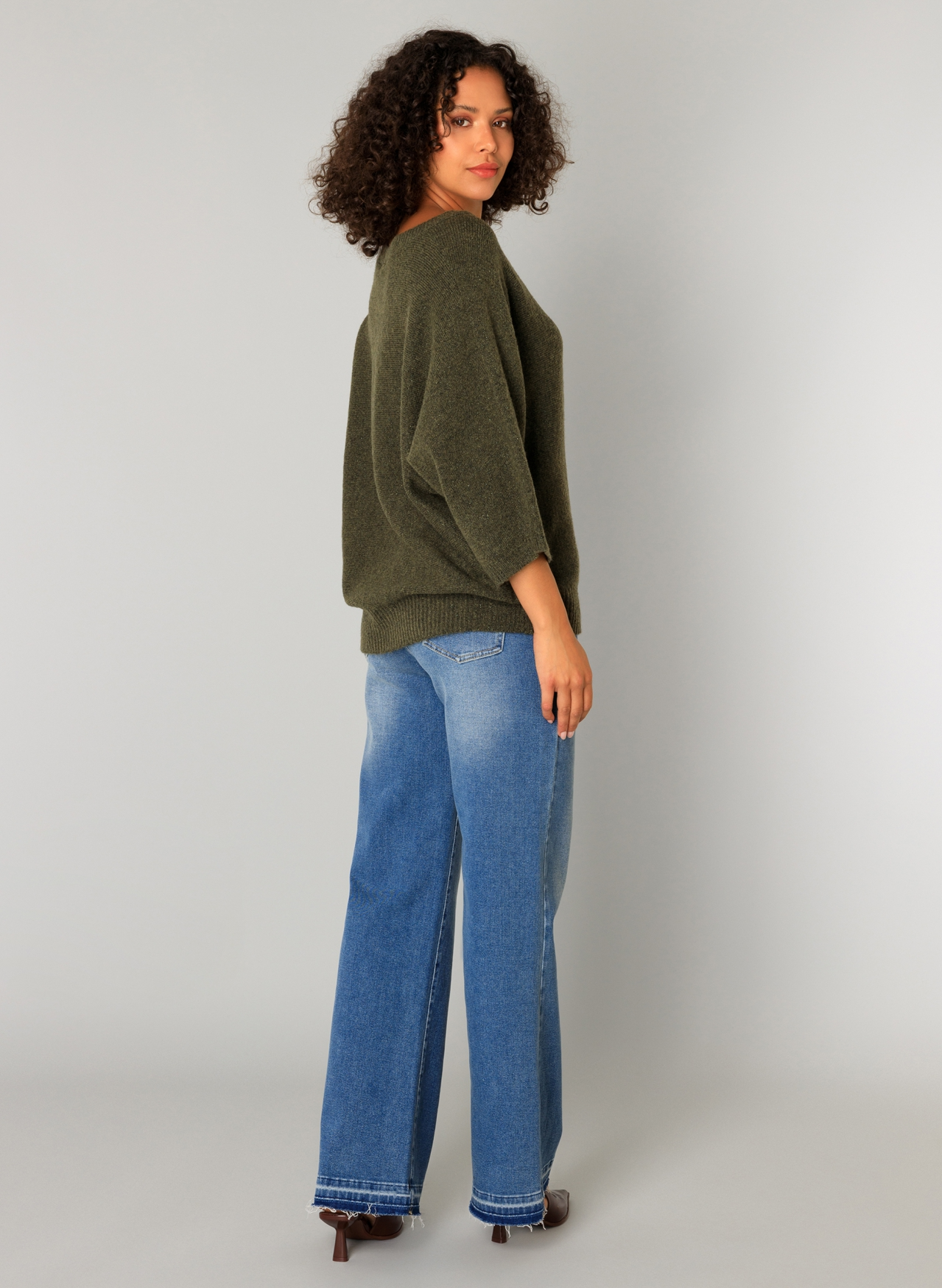 Yest Cati sweater in army green