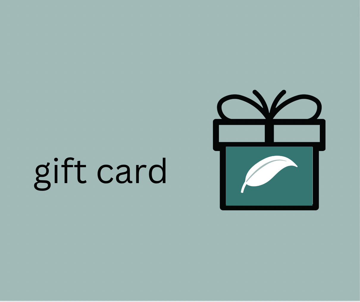 leafy green gift card