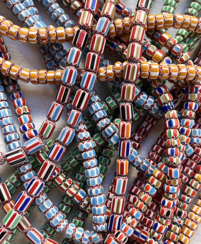 Aura Que Jangali recycled glass beads - various