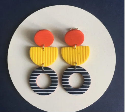 Nadege Honey Breton pornic earrings
