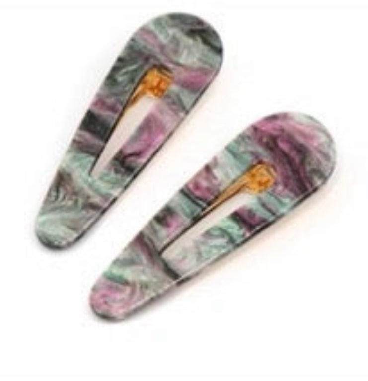 Hair accessories including hairbands and clasps