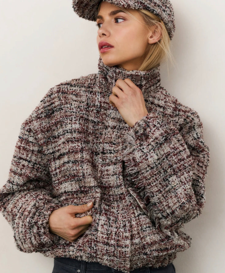 Emerald green padded jacket