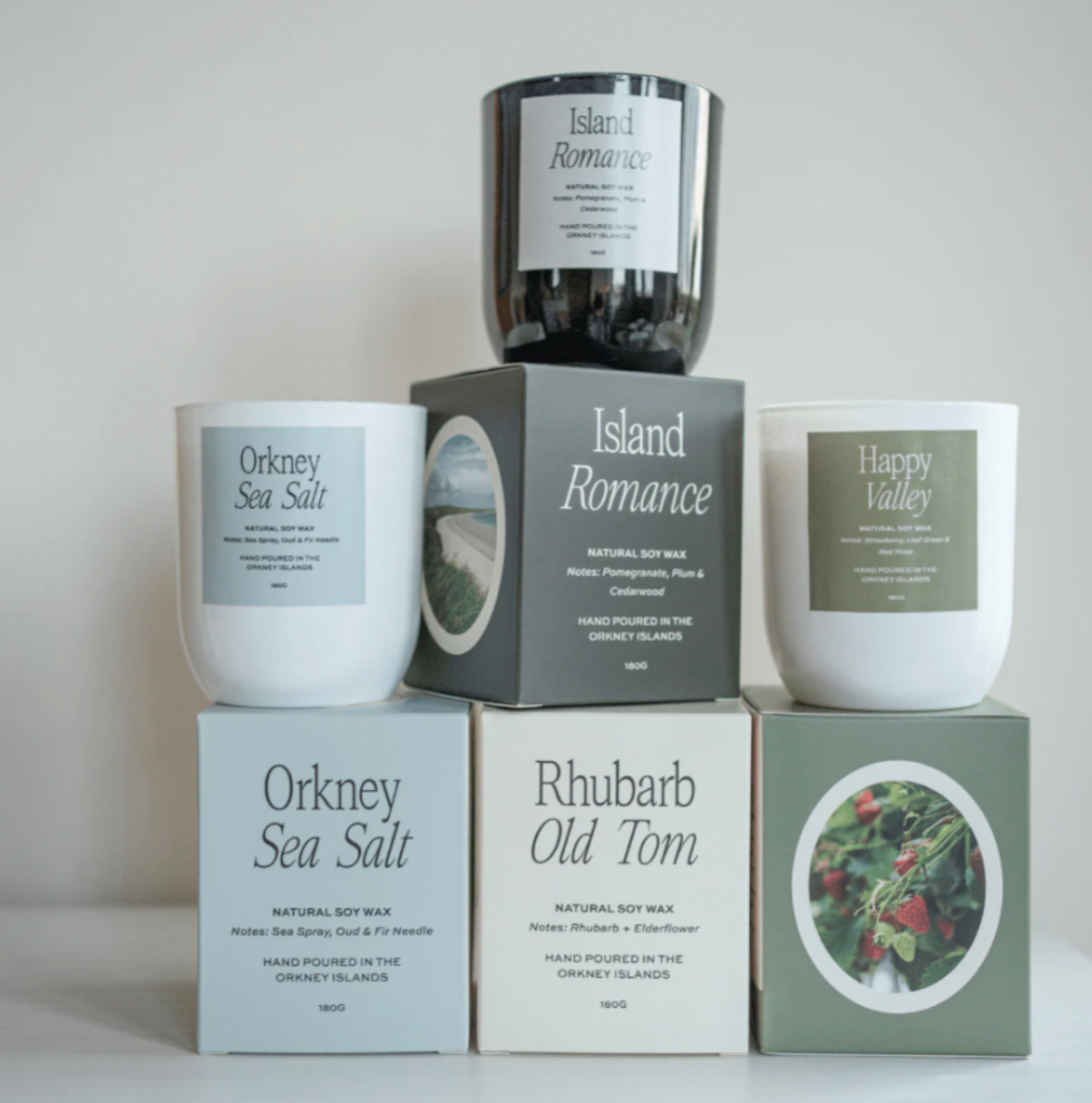 Orkney based candle, diffuser and melt maker Moonshine Candle Company