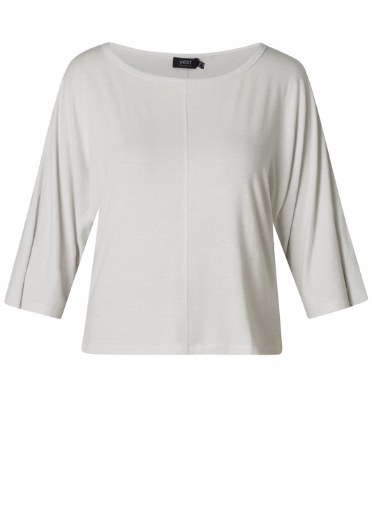 Yest Saloni white top with silver shimmer
