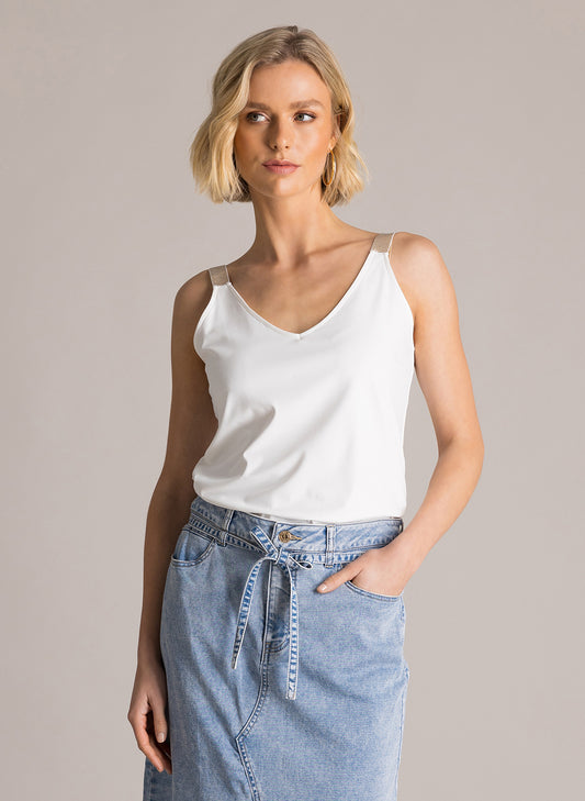 Yest Salina essential in off white - [shop_name Strathaven] [womens clothing]