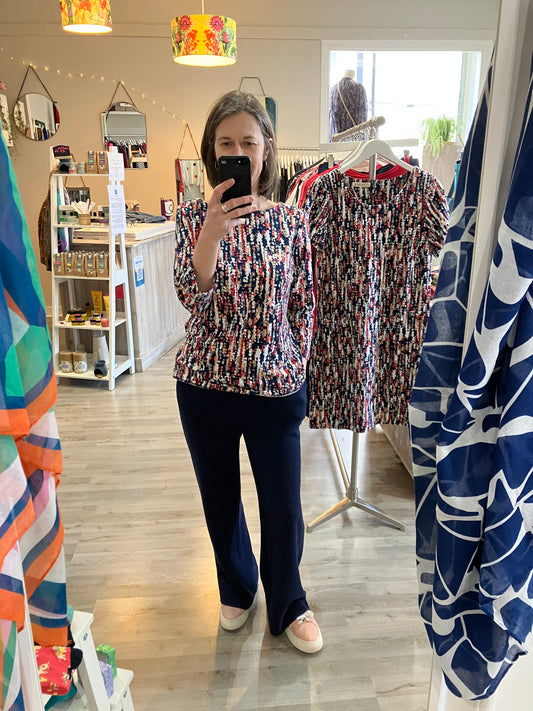 Lily & Me Monica top in miriam colourway