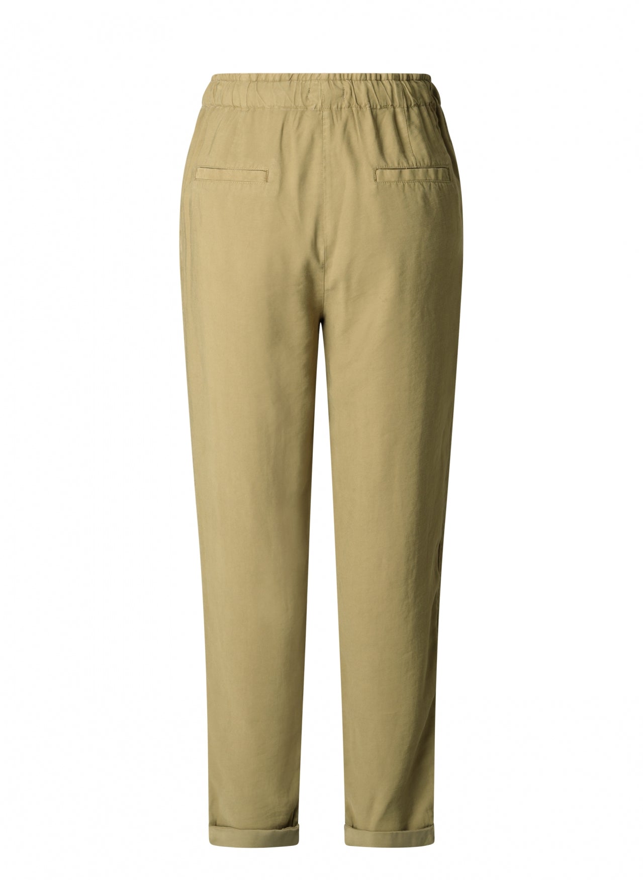 Yest Ilyana tapered trouser in olive - [shop_name Strathaven] [womens clothing]